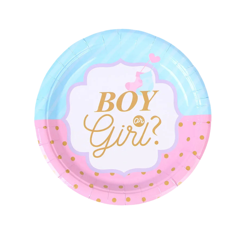 Plato boy or girl puntos (16 platos)