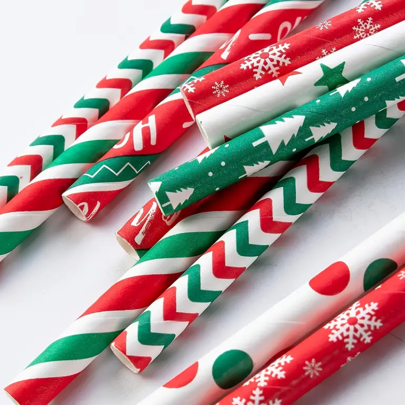 Popotes navideños (25 pzas)