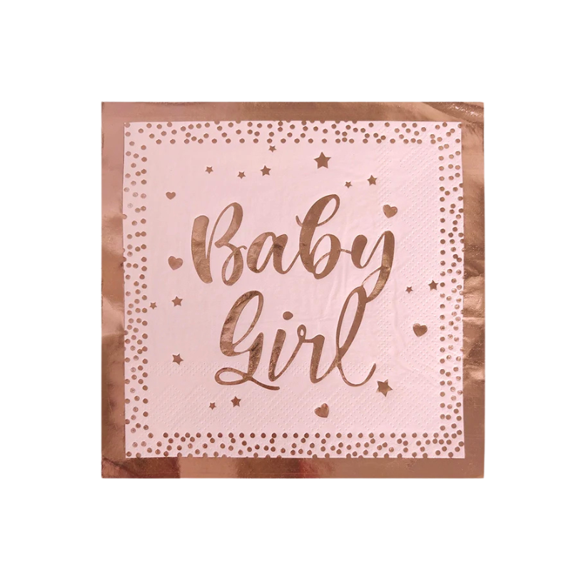 Servilleta Baby girl - Grande (20 pzas)