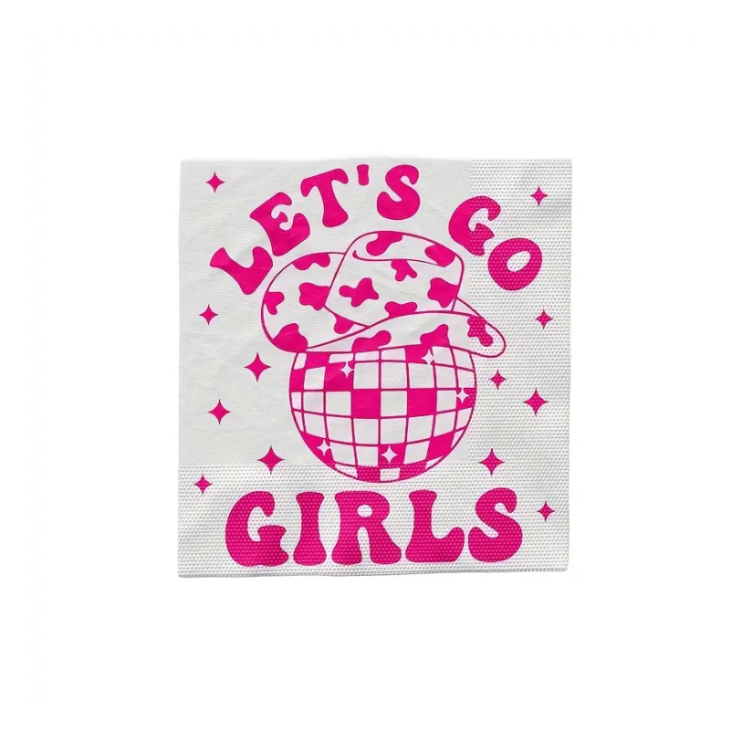 Servilleta Lets go Girls - Grande (20 pzas)