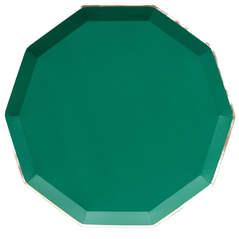 Plato Emerald Green (8 platos)