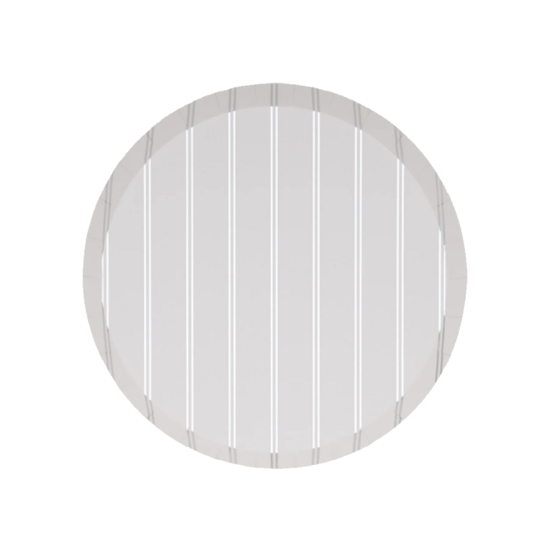 Plato Silver Stripe small (8 platos)