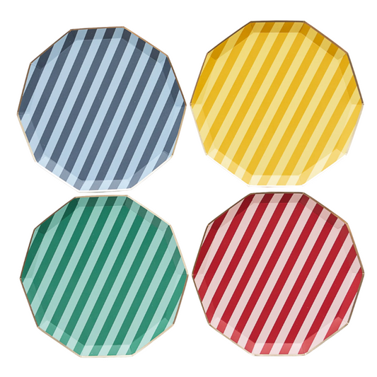 Plato Harry Potter Stripe (8 platos)