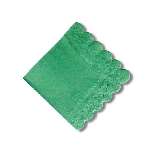 Servilleta de papel - verde Grande (25 pzas)