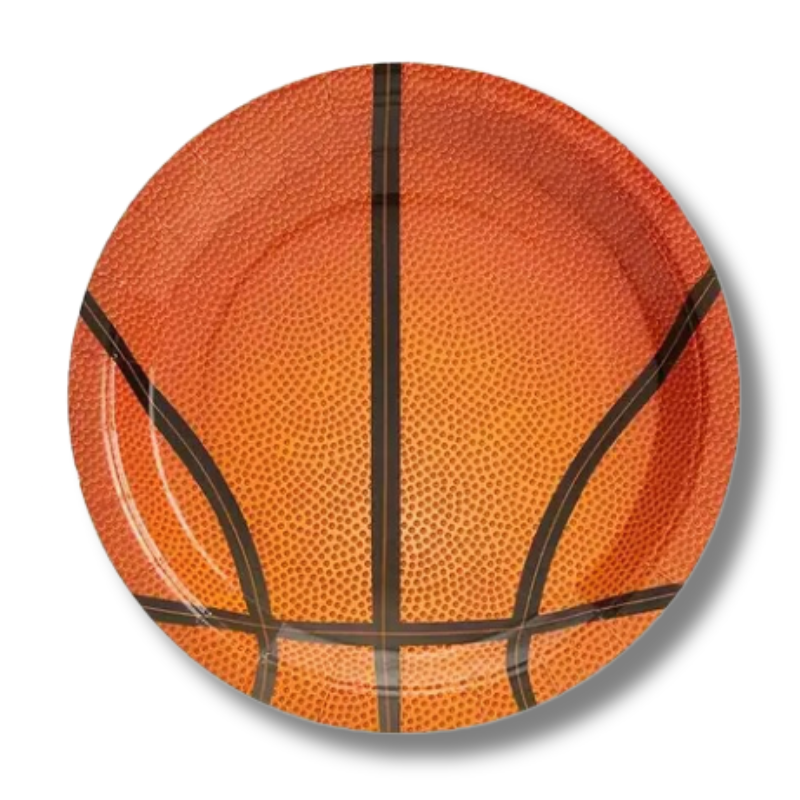 Plato Basquet ball Grande (12 platos)