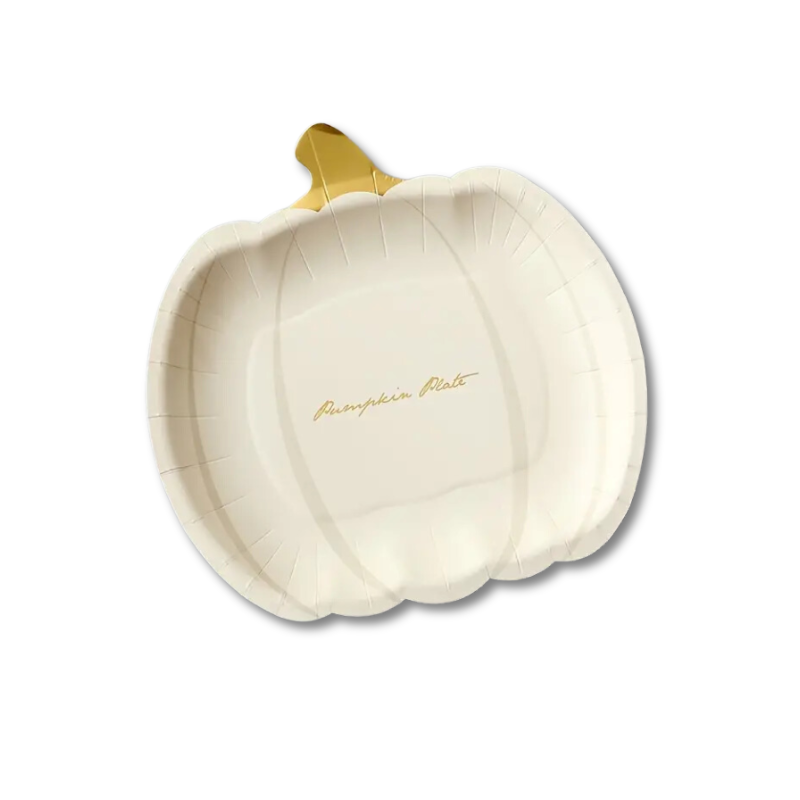 Plato White Pumpkin (10 platos)