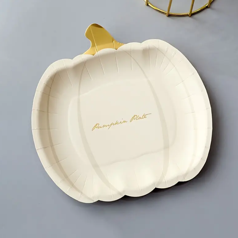 Plato White Pumpkin (10 platos)