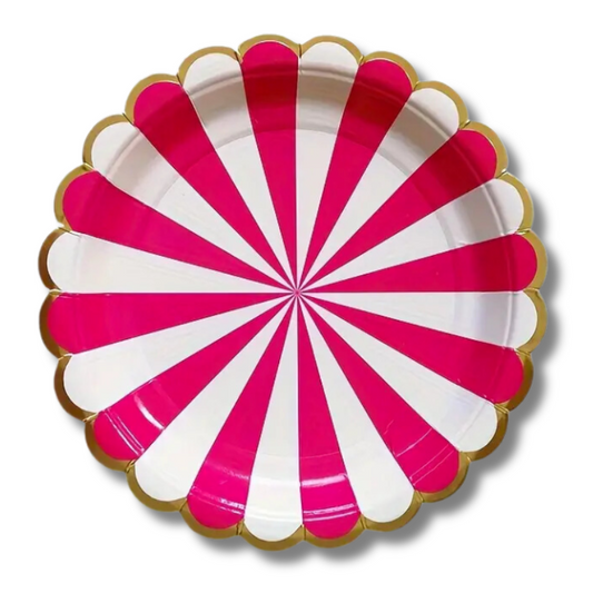 Plato Sweet Candy - magenta (8 platos)