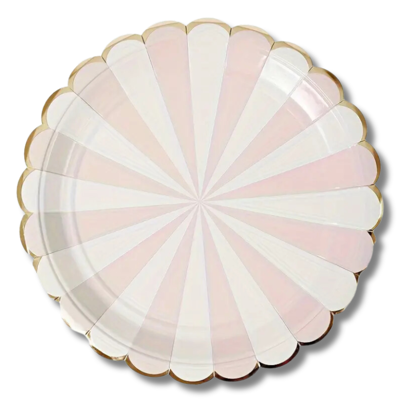 Plato Sweet candy - rosa pastel (8 platos)