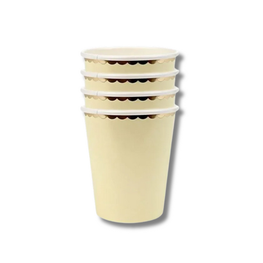 Vaso Pastel - amarillo (10 pzas)